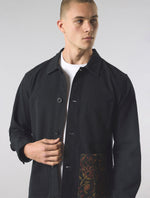 Black Parthian Pocket Overshirt