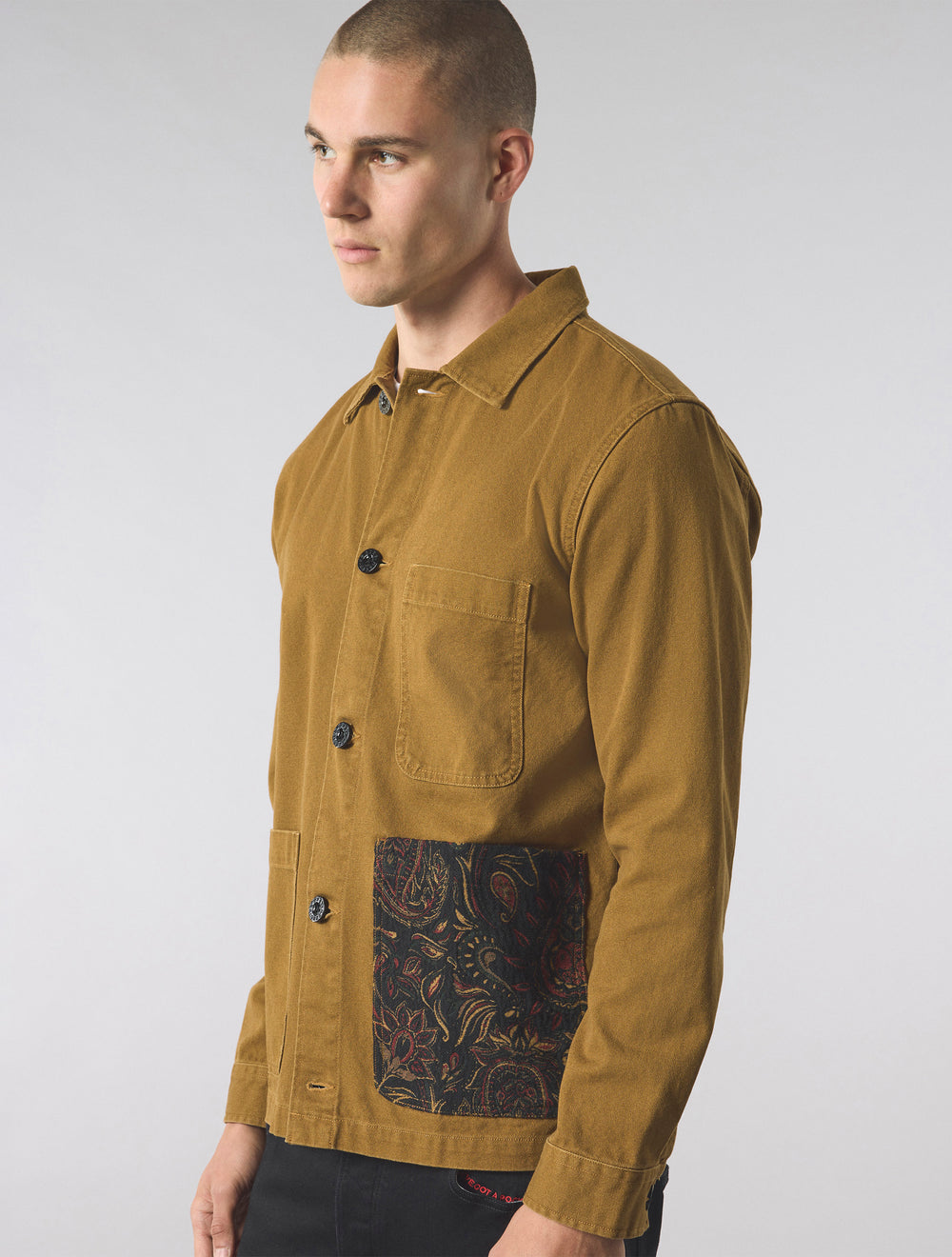 Brown Parthian Pocket Overshirt