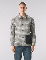Stone Whitworth Check Overshirt