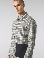Stone Whitworth Check Overshirt