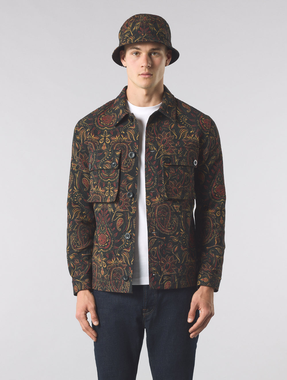 Multi Parthian Jacquard Overshirt