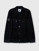 Black Dalmorton Cord Overshirt
