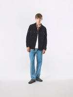 Black Dalmorton Cord Overshirt