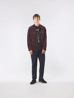 Burgundy Dalmorton Cord Overshirt