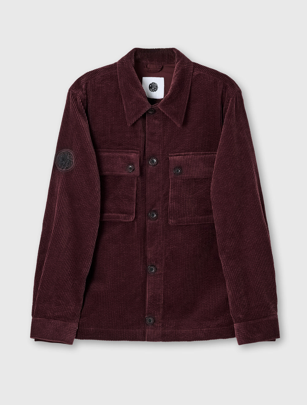 Burgundy Dalmorton Cord Overshirt