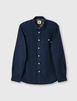 Navy House Paisley Oxford Shirt