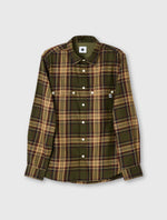 Khaki Oldham Check Shirt