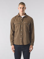 Khaki Wykeham Check Shirt