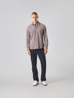 Navy Wykeham Check Shirt