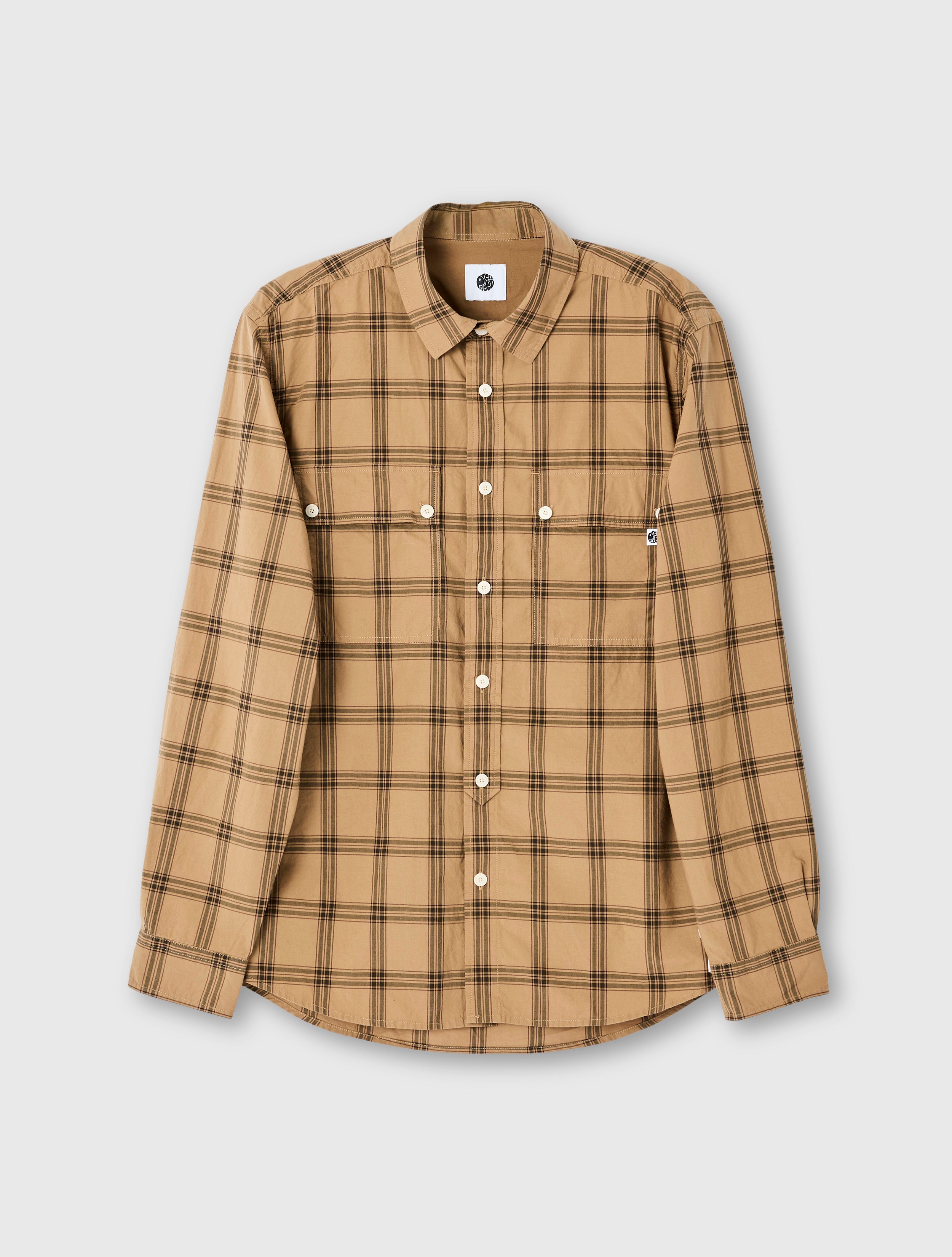 Khaki Willowbank Check Shirt