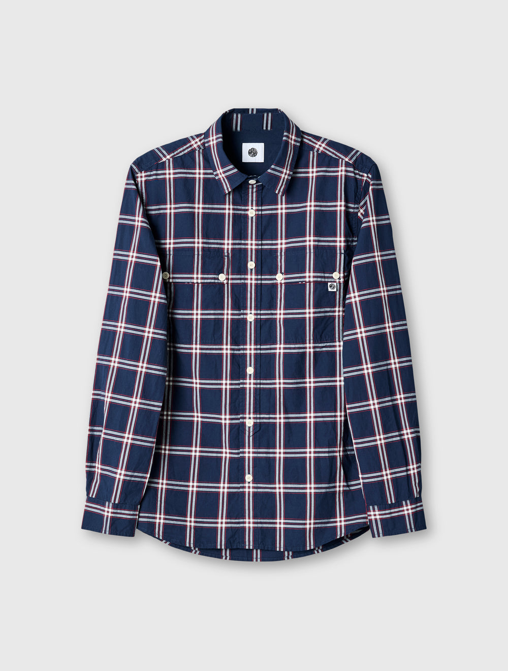 Navy Willowbank Check Shirt