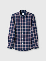 Navy Willowbank Check Shirt