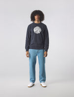 Navy Gillespie Crew Sweat