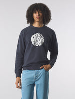 Navy Gillespie Crew Sweat