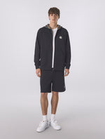 Black Lounge Zip Up Hoody