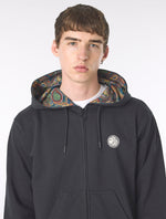 Black Lounge Zip Up Hoody
