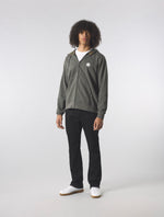 Grey Lounge Zip Up Hoody