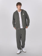 Grey Lounge Zip Up Hoody