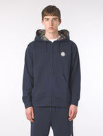 Navy Lounge Zip Up Hoody