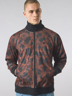 Brown Brindle Track Top