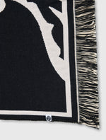 Black Lexham Paisley Blanket