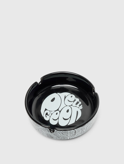 Black Paisley Ashtray