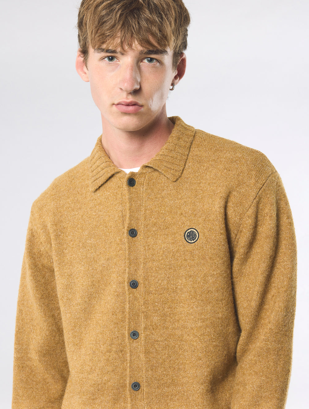 Tan Whittaker Knit Shirt