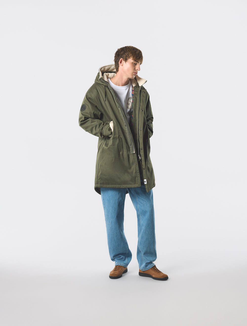 Khaki Portland Parka