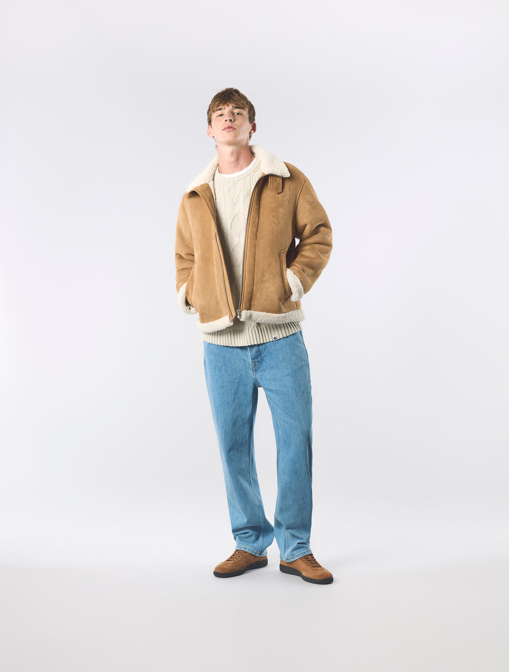 Taupe Ashcroft Flight Jacket