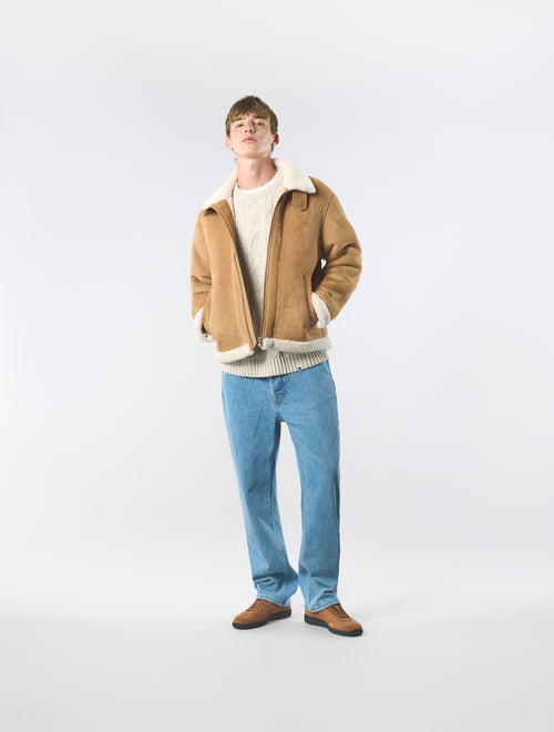Taupe Ashcroft Flight Jacket