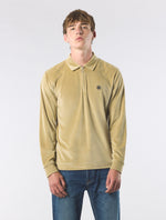 Taupe Kennedy Velour Polo