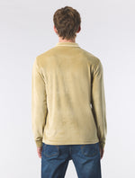 Taupe Kennedy Velour Polo