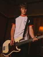 White Cadence Colourblock T-Shirt