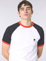 White Cadence Colourblock T-Shirt