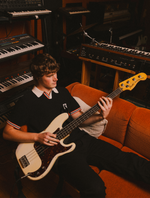 Black Stratosphere Short Sleeve Knit Polo