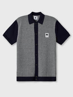 Grey Roxy Knit Short Sleeve Shirt