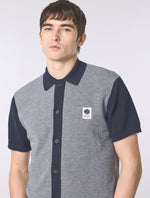 Grey Roxy Knit Short Sleeve Shirt