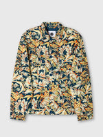 Navy Bostall Printed Overshirt