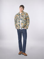 Navy Bostall Printed Overshirt
