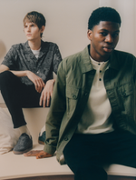 Dark Green Bostall Solid Overshirt