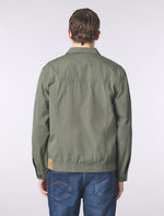 Dark Green Bostall Solid Overshirt