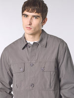 Grey Bostall Solid Overshirt