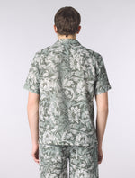 Green Bostall Printed Short Sleeve Shirt