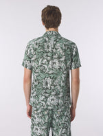 Green Bostall Printed Short Sleeve Shirt