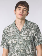 Green Bostall Printed Short Sleeve Shirt