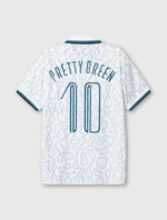 White Outro Football Top