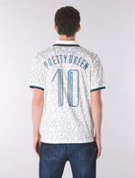 White Outro Football Top