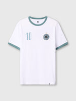 White Outro Ringer T-Shirt