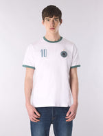 White Outro Ringer T-Shirt