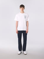 White Outro Football Graphic T-Shirt